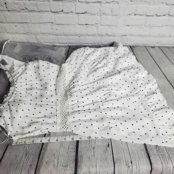 Sisters Of The Tribe Petite Button Front Mini Dress in Polka Dot - Picture 11 of 13